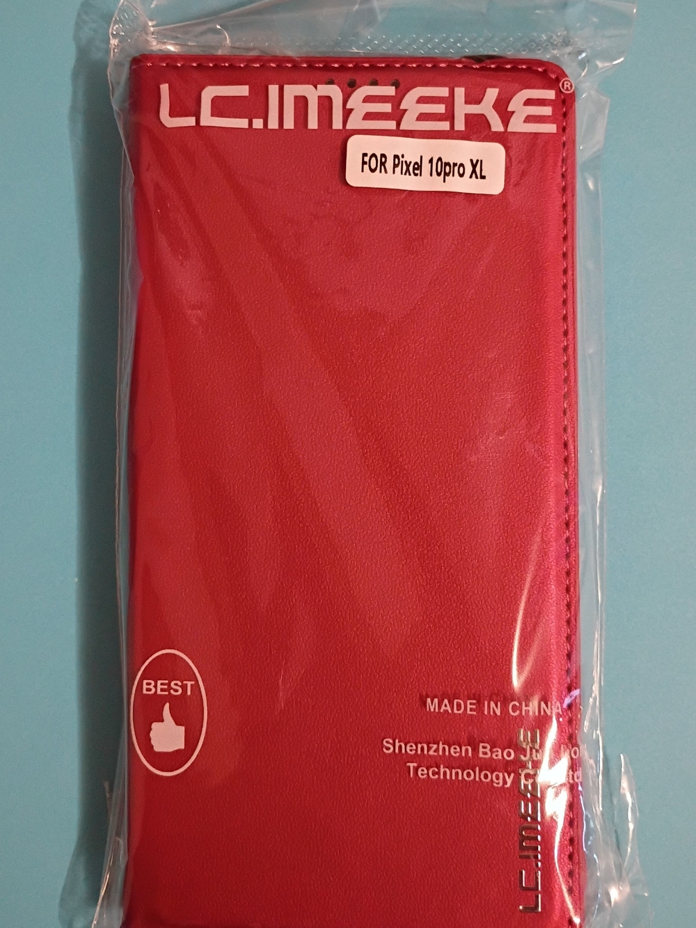 LC.IMEEKE Magenta Wallet Phone Case - For Pixel 10 Pro XL